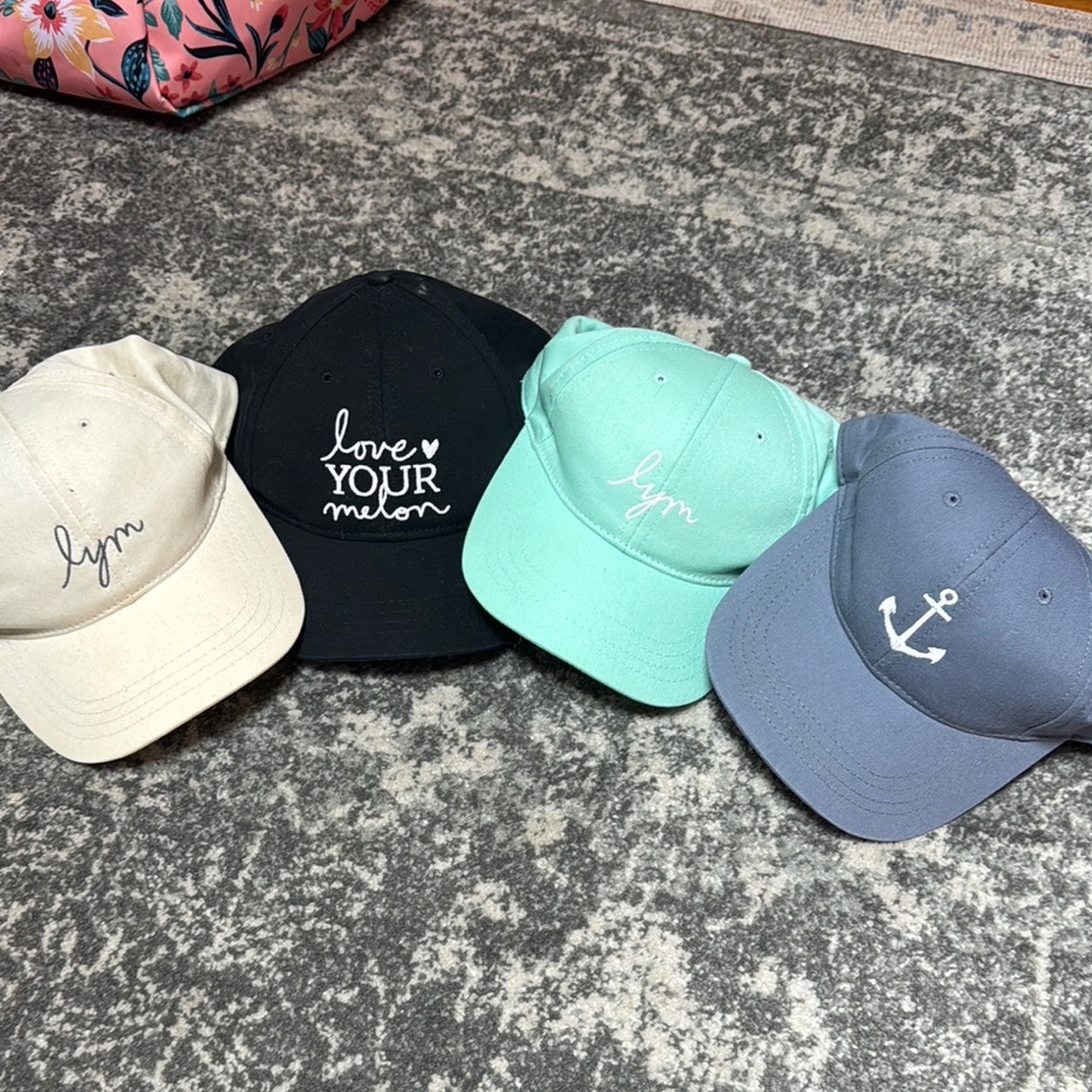 Set of Four LYM hats